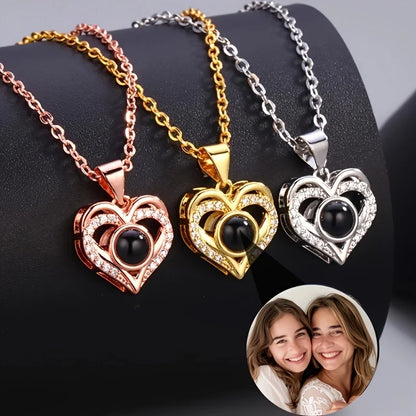 Collar Doble Corazón Eterno TuHuellaViva®