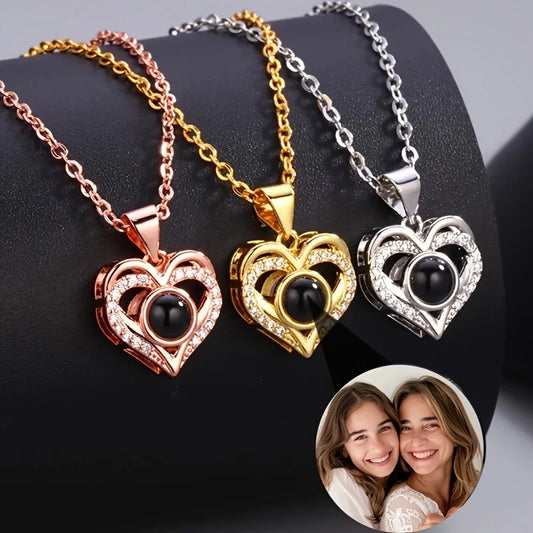 Collar Doble Corazón Eterno TuHuellaViva®