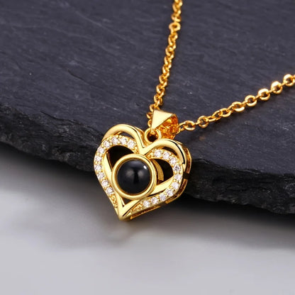 Collar Doble Corazón Eterno TuHuellaViva®