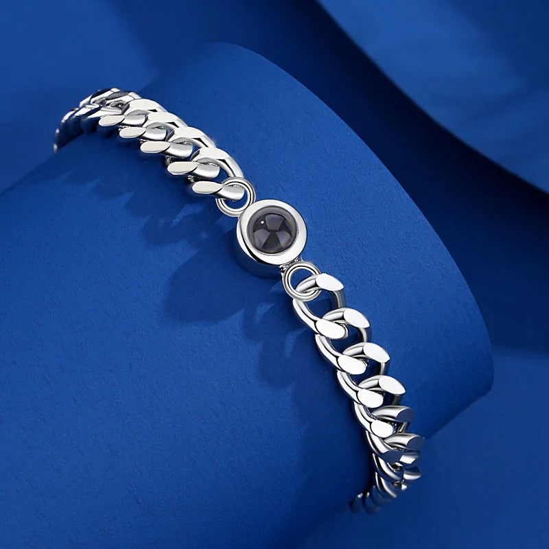 Pulsera Recuerdo de Acero | TuHuellaViva®