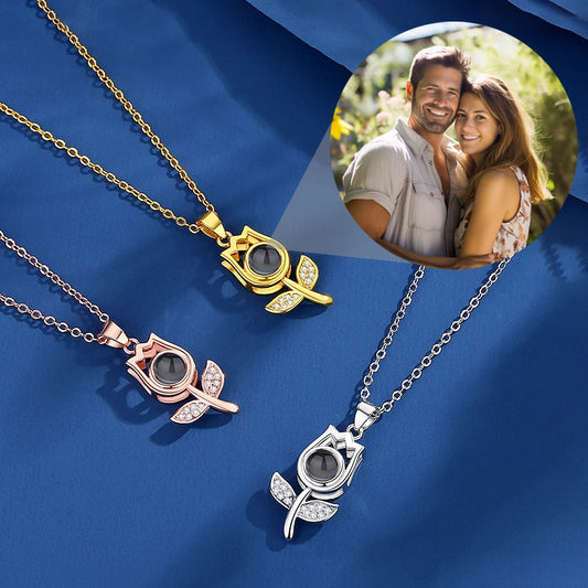 Collar Rosa del Alma | TuHuellaViva®