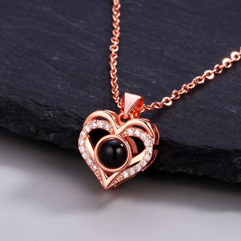Collar Doble Corazón Eterno TuHuellaViva®
