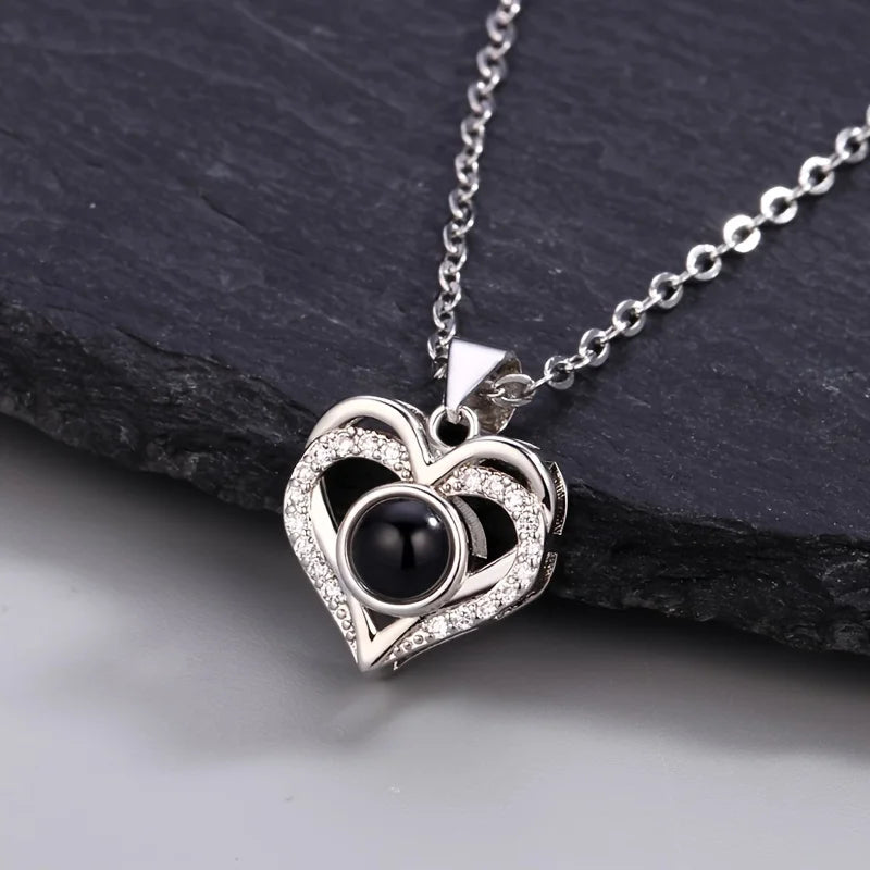 Collar Doble Corazón Eterno TuHuellaViva®